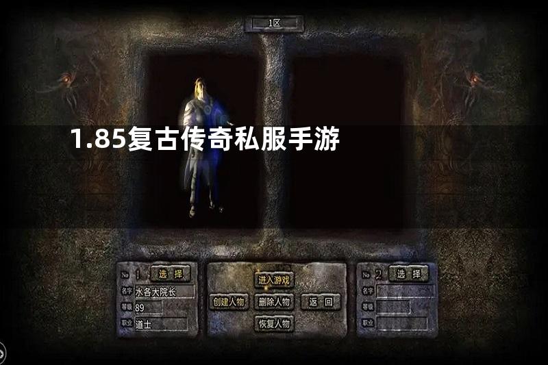 1.85复古传奇私服手游