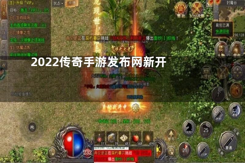 2022传奇手游发布网新开