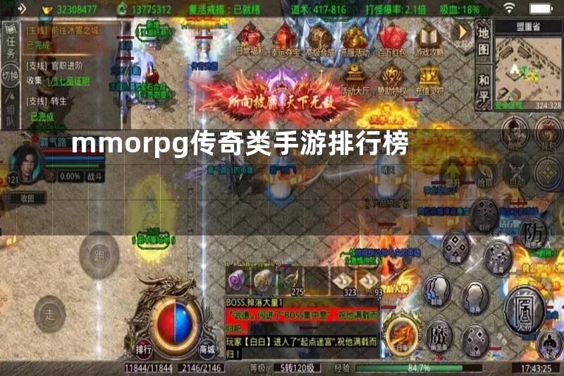 mmorpg传奇类手游排行榜