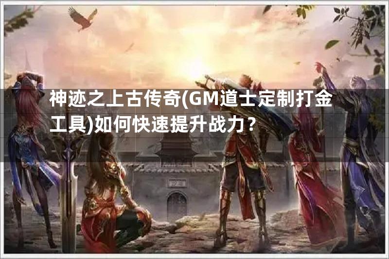 神迹之上古传奇(GM道士定制打金工具)如何快速提升战力？